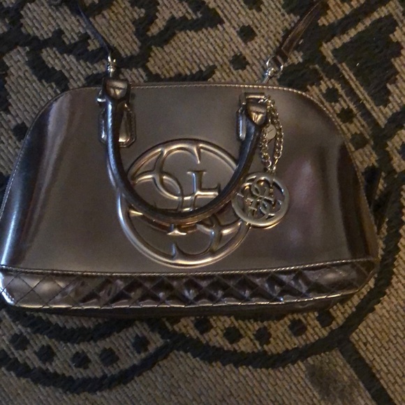 CH Logo Metallic Handbag - Picture 1 of 6
